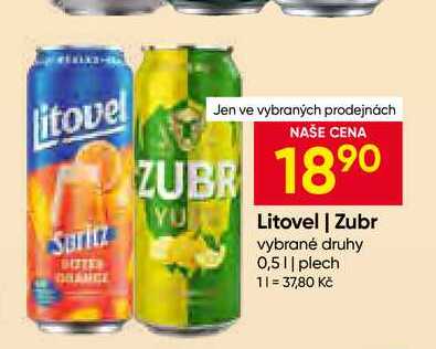 Litovel míchaný nápoj 0,5l plech