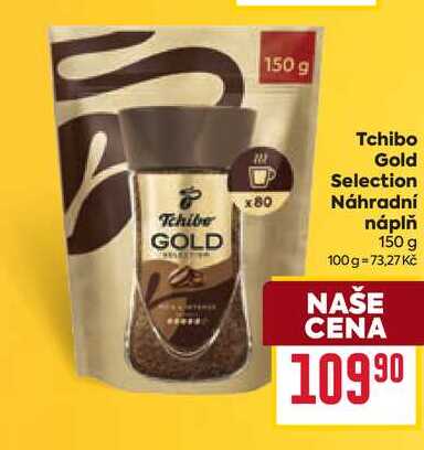 Tchibo Gold Selection Náhradní náplň 150 g
