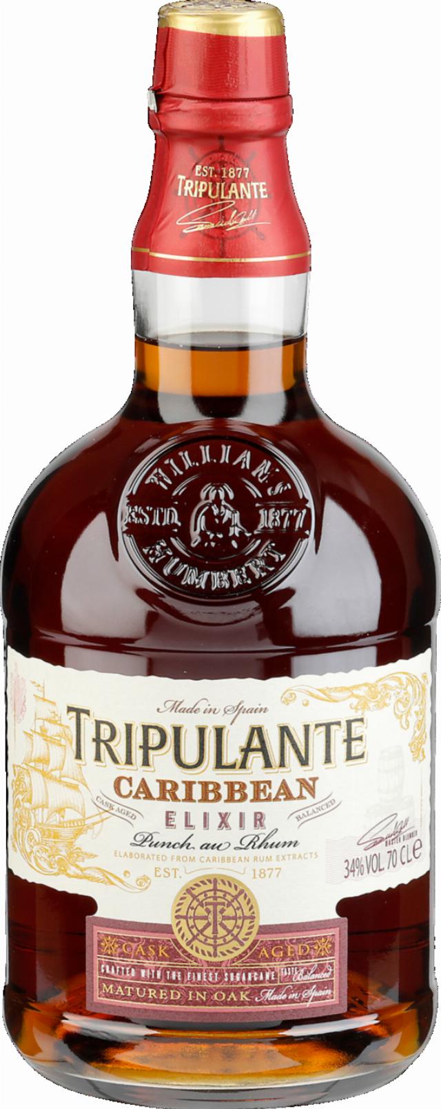 Tripulante Rumový elixír 34%