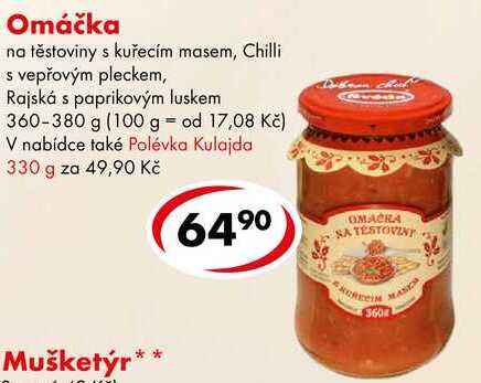 Omáčka, 360-380 g  