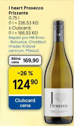I heart Prosecco Frizzante, 0,75 l