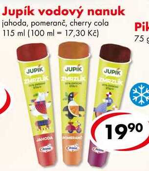 Jupík vodový nanuk, 115 ml 
