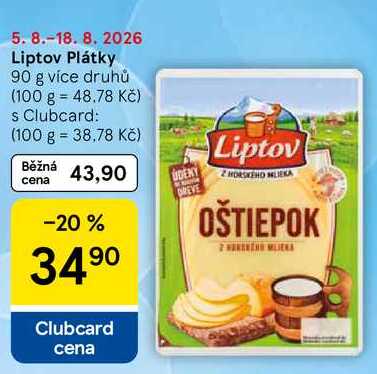 Liptov Plátky, 90 g 