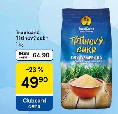 Tropicane Třtinový cukr, 1 kg
