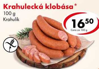 Krahulecká klobása, 100 g