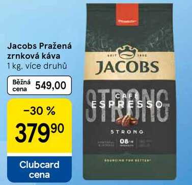 Jacobs Pražená zrnková káva, 1 kg