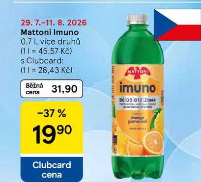 Mattoni Imuno, 0,7 l, více druhů