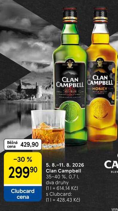 Clan Campbell 35-40 %, 0.7 l