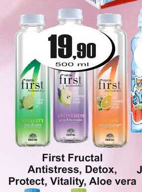 First Fructal Antistress, Detox, Protect, Vitality, Aloe vera 500 ml