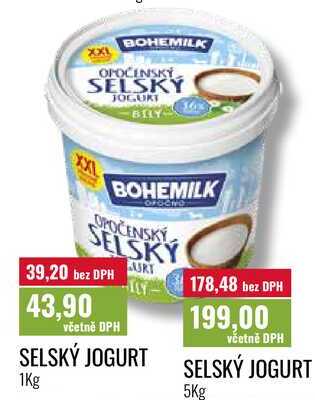 SELSKÝ JOGURT, 1Kg, SELSKÝ JOGURT 5Kg 