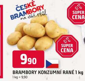 BRAMBORY KONZUMNÍ RANÉ 1 kg 