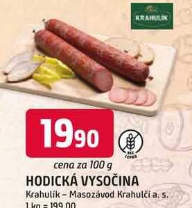 HODICKÁ VYSOČINA 100g