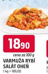 VARMUŽA RYBÍ SALÁT OHEŇ 100g
