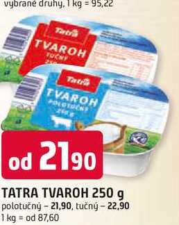 TATRA TVAROH 250 g 
