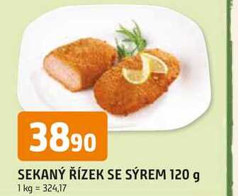 SEKANÝ ŘÍZEK SE SÝREM 120 g