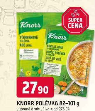 KNORR POLÉVKA 82-101 g