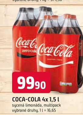 COCA-COLA 4x 1,5l