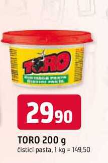 TORO 200 g čisticí pasta