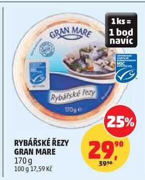 RYBÁŘSKÉ ŘEZY GRAN MARE, 170g