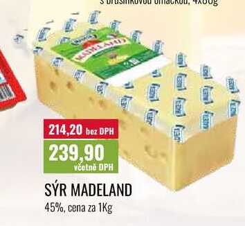 SÝR MADELAND, 45%