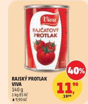 RAJSKÝ PROTLAK VIVA, 140 g