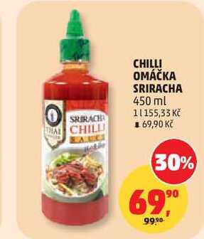 CHILLI OMÁČKA SRIRACHA, 450 ml