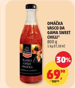 OMÁČKA VASCO DA GAMA SWEET CHILLI, 800 g