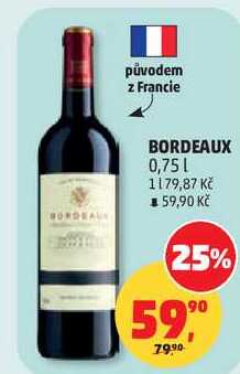 BORDEAUX, 0,75 l