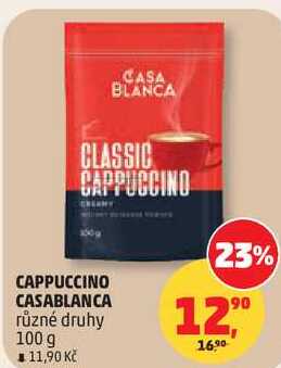 CAPPUCCINO CASABLANCA různé druhy, 100 g