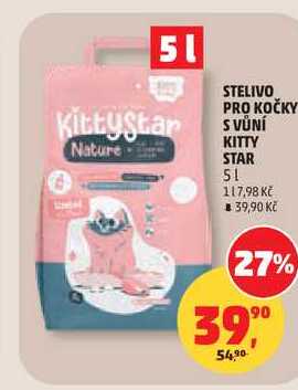 STELIVO PRO KOČKY S VŮNÍ KITTY STAR, 5 l