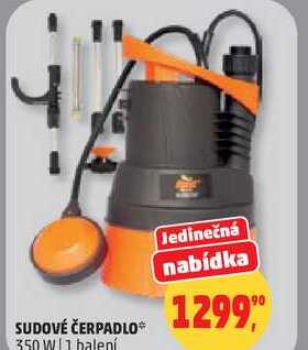 SUDOVÉ ČERPADLO, 350 W, 1 balení