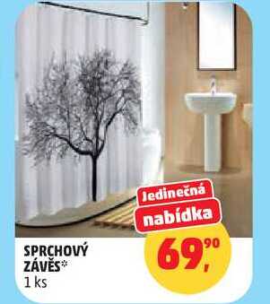 SPRCHOVÝ ZÁVĚS, 1 ks 
