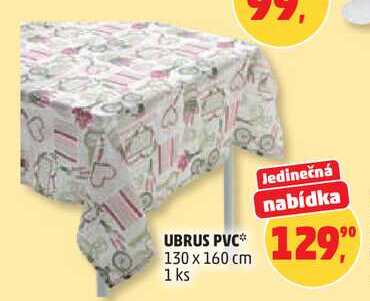 UBRUS PVC 130 x 160 cm, 1 ks