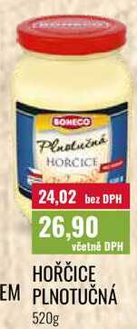 HOŘČICE PLNOTUČNÁ, 520g  