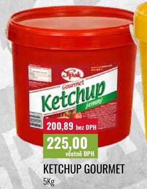 KETCHUP GOURMET, 5Kg  