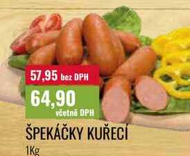ŠPEKÁČKY KUŘECÍ, 1Kg  