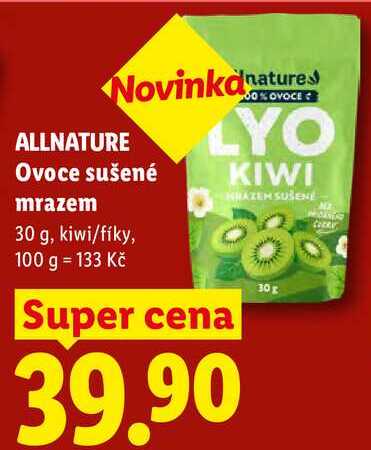 ALLNATURE Ovoce sušené mrazem, 30 g