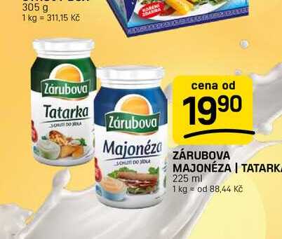 ZÁRUBOVA MAJONÉZA | TATARKA 225 ml 