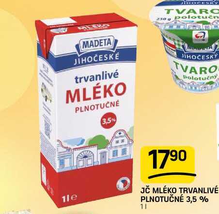JČ MLÉKO TRVANLIVÉ PLNOTUČNÉ 3,5 % 11