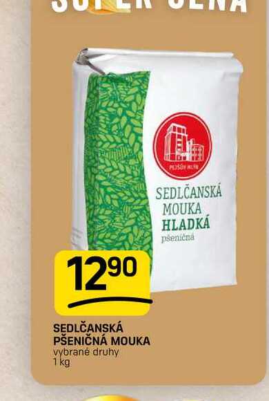 SEDLČANSKÁ PŠENIČNÁ MOUKA vybrané druhy 1 kg