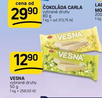 VESNA vybrané druhy 50 g