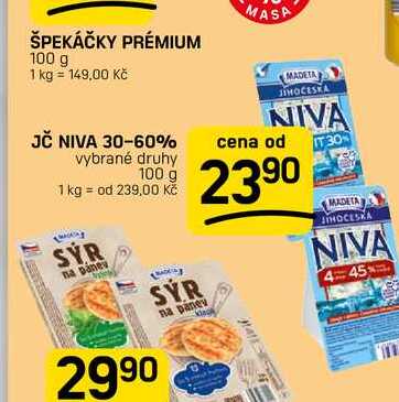 JČ NIVA 30-60% vybrané druhy 100 g