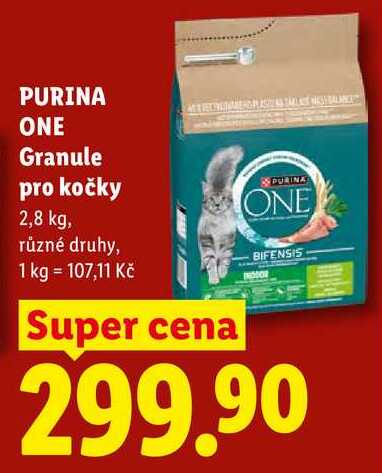PURINA ONE Granule pro kočky, 2,8 kg