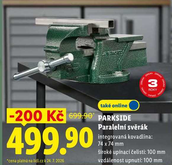 PARKSIDE Paralelní svěrák