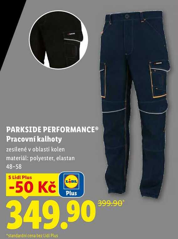 PARKSIDE PERFORMANCE® Pracovní kalhoty 