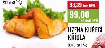 UZENÁ KUŘECÍ KŘÍDLA cena za 1Kg 