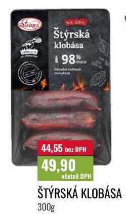 ŠTÝRSKÁ KLOBÁSA, 300g
