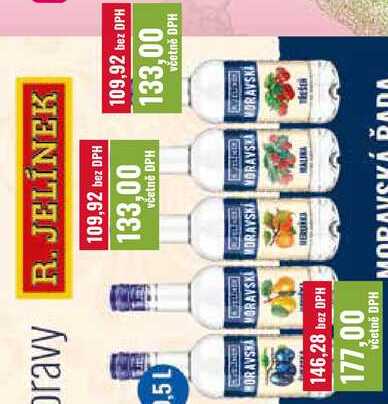 R. Jelínek Moravská švestka lihovina 0,5l
