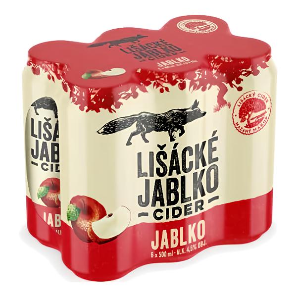 Lišácké jablko Original, plech multipack 6x500 ml