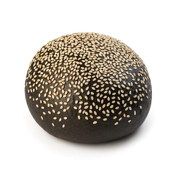 Bulka černá se sezamem hamburger velká 120 g
